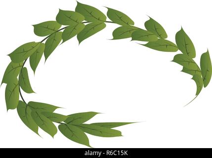 Champion laurel icon, isometric style Stock Vector