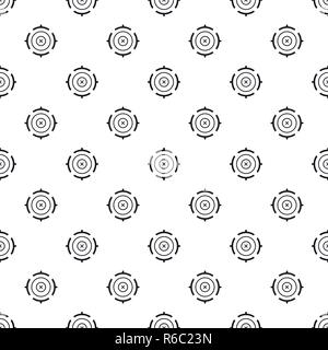 Futuristic aim target pattern seamless vector repeat geometric for any web design Stock Vector