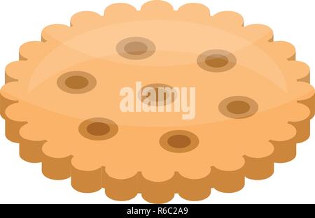 Cracker icon, isometric style Stock Vector