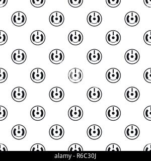 Gun aim scope pattern seamless vector repeat geometric for any web design Stock Vector