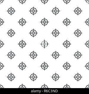 Arch target pattern seamless vector repeat geometric for any web design Stock Vector