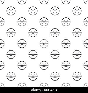 Aim scope target pattern seamless vector repeat geometric for any web design Stock Vector