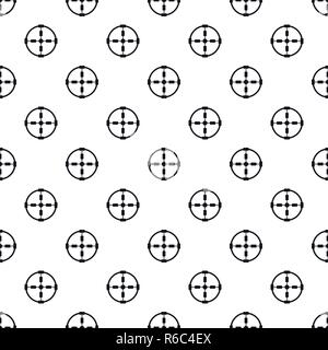 Police aim radar pattern seamless vector repeat geometric for any web design Stock Vector
