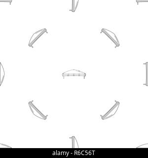 Outdoor fest tent pattern seamless vector repeat geometric for any web design Stock Vector