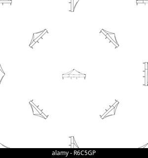 Piramide tent pattern seamless vector repeat geometric for any web design Stock Vector