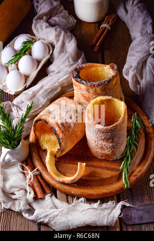 a fresh and tasty kurtoskalacs Stock Photo