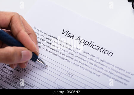 How to fill german national visa application form