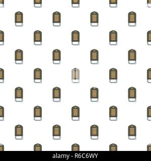 Portable heater pattern seamless vector repeat for any web design Stock Vector