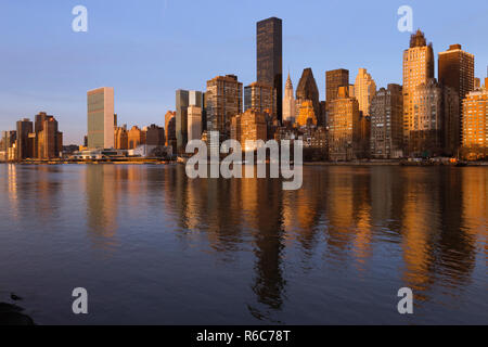 Manhattan coast line Stock Photo