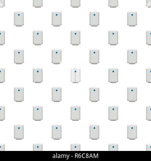 House boiler pattern seamless vector repeat for any web design Stock Vector