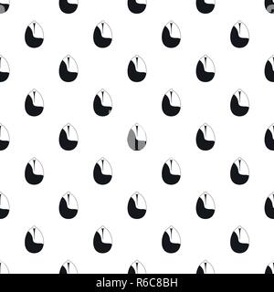 Nut pattern seamless vector repeat geometric for any web design Stock Vector