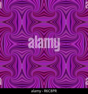Purple seamless hypnotic abstract spiral stripe pattern background - vector illustration Stock Vector