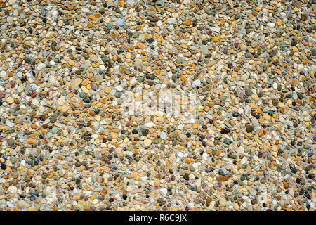 Exposed Aggregate Concrete Stock Photo