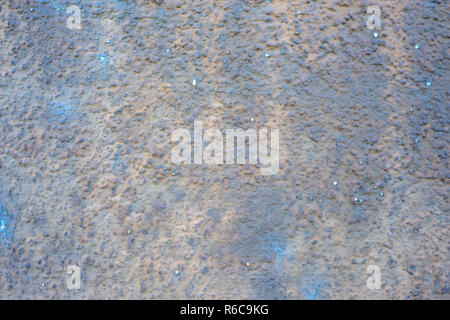 Wall Of Concrete With Spoiled Coating Stock Photo