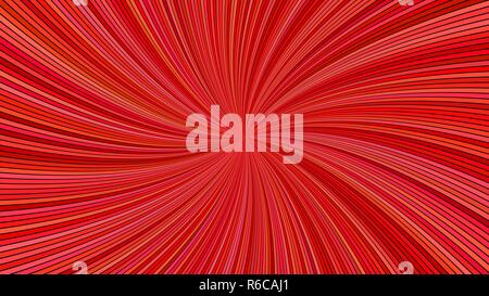 Red abstract hypnotic spiral ray burst stripe background Stock Vector