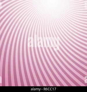 Assymetrical spiral abstract background from twisting rays Stock Vector