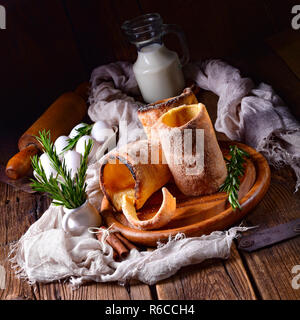 fresh and tasty kurtoskalacs Stock Photo