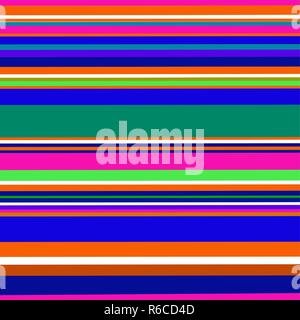 Abstract striped geometric multicolor seamless pattern background Stock Vector