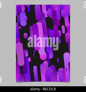 Purple trendy gradient rounded stripe pattern page background template Stock Vector