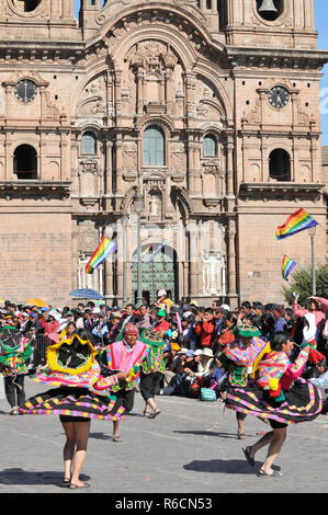 Peru, Cuzco, Traditional Days Festival Stock Photo
