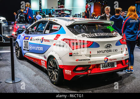Hyundai I30 Rally car at the Frankfurt motor show 2017 in Germany Stock ...