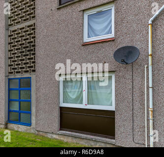 Inverness, Scotland, UK.Scene of alleged crime of Murder in 2017 relative the appearance of Thomas Haining, 20, who is accused of repeatedly inflicting blunt force trauma to 23 day old Mikayla's head and body within 115 Mackay Road, Inverness. Haining appeared at Glasgow High Court and the judge continued the case to 8 February 2019. Credit: JASPERIMAGE/Alamy Live News Stock Photo