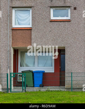 Inverness, Scotland, UK.Scene of alleged crime of Murder in 2017 relative the appearance of Thomas Haining, 20, who is accused of repeatedly inflicting blunt force trauma to 23 day old Mikayla's head and body within 115 Mackay Road, Inverness. Haining appeared at Glasgow High Court and the judge continued the case to 8 February 2019. Credit: JASPERIMAGE/Alamy Live News Stock Photo