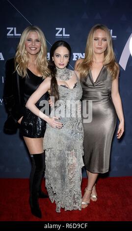 Christie Brinkley ,Alexa Ray Joel ,Sailor Brinkley-Cook at arrivals for 32nd Footwear News FN Achievement Awards, IAC Headquarters, New York, NY December 4, 2018. Photo By: Eli Winston/Everett Collection Stock Photo