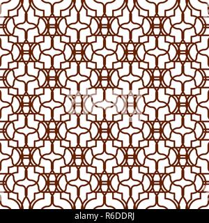 Line geometric seamless vector pattern. Stock Vector