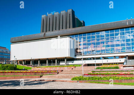 Lithuanian National Opera And Ballet Theatre Vilnius City Stock Photo
