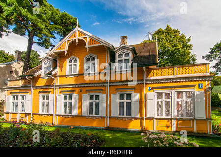 House In Jurmala Town In Latvia In Eastern Europe Stock Photo