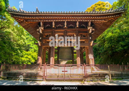 The Largest Bronze Bell In Japan Is This One At Chion-In Temple In The Higashiyama District Of Kyoto Stock Photo