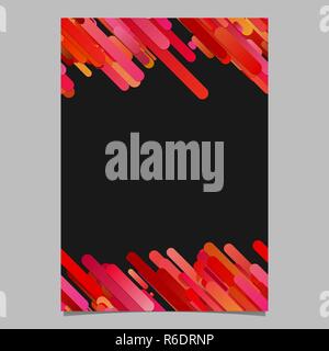 Trendy diagonal gradient rounded stripe pattern flyer background ...