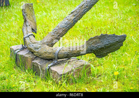 Anchor, Old And Rusty Stock Photo