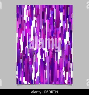 Purple modern vertical gradient rounded stripe pattern page background template Stock Vector