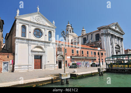 Church Santa Maria Del Rosario In Venice Italy Stock Photo