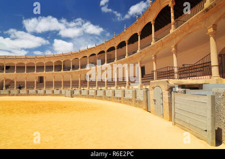 Plaza De Toros (Bullring) In Ronda, Opened In 1785, One Of The Oldest And Most Famous Bullfighting Arena In Spain Andalucia Stock Photo