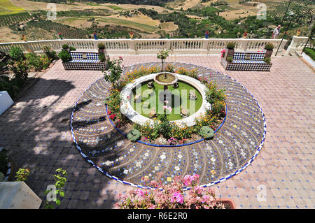 The Terrace, Casa Don Bosco, Ronda, Andalucia Stock Photo