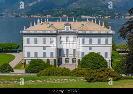 Villa Melzi And Gardens, A Tourist Attraction On Shore Of Lake Como, Bellagio, Italy Stock Photo
