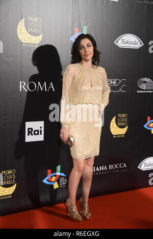 Rome 03 Dic 2018 - Auditorium della Conciliazione - PREMIO LOUIS BRAILLE XXIII edizione Kiara Tomaselli Credit: Giuseppe Andidero Stock Photo