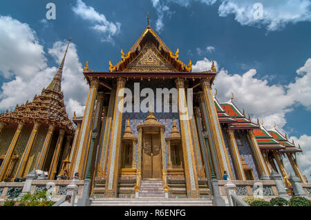 Royal Panthenon Called Prasat Phra Thap Bidon, Grand Palace, Bangkok, Thailand Stock Photo