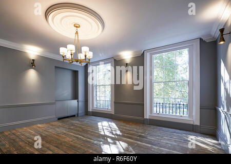 Interior view. 21 Soho Square, London, United Kingdom. Architect: Buckley Gray Yeoman, 2018. Stock Photo