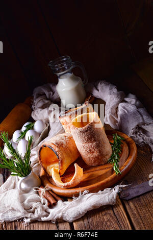 a fresh and tasty kurtoskalacs Stock Photo