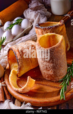 a fresh and tasty kurtoskalacs Stock Photo