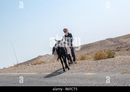 Bedouin herdsman, Jordan Stock Photo - Alamy