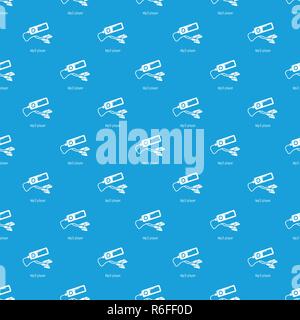 Mp3 player pattern vector seamless blue Stock Vector
