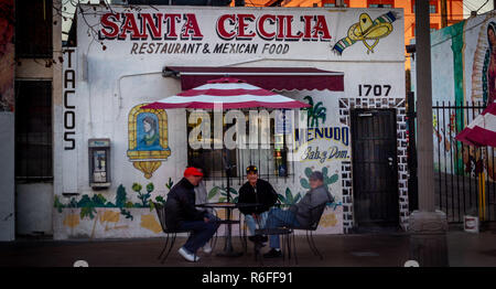 Mariachi Plaza, East Los Angeles Stock Photo