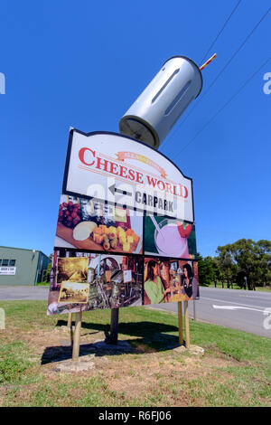 The Big Milkshake at Cheese World, Allansford near Warrnambool, Victoria, Australia Stock Photo