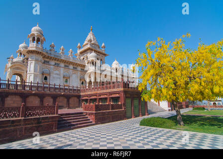 Jaswant Thada, Mausoleum Of Maharaja Jaswant Singh Ii, Jodhpur, Rajasthan, India Stock Photo