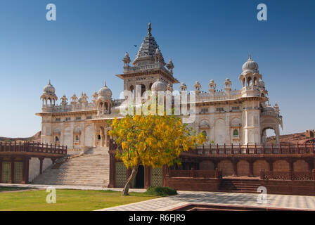 Jaswant Thada, Mausoleum Of Maharaja Jaswant Singh Ii, Jodhpur, Rajasthan, India Stock Photo